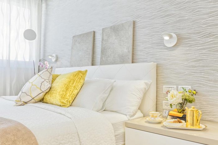 MaleRi Uri: Schlafzimmer tapezieren, Wand