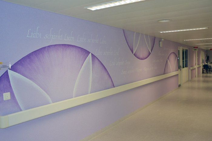 Wandgestaltung Kantonsspital Uri, Altdorf